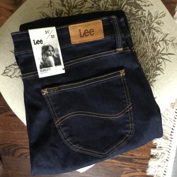 NWT Lee Scarlett Skinny Rinse 31W/33L - Picture 5 of 6
